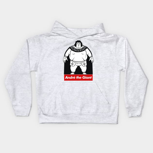 Andre The Giant Kids Hoodie by DankFutura